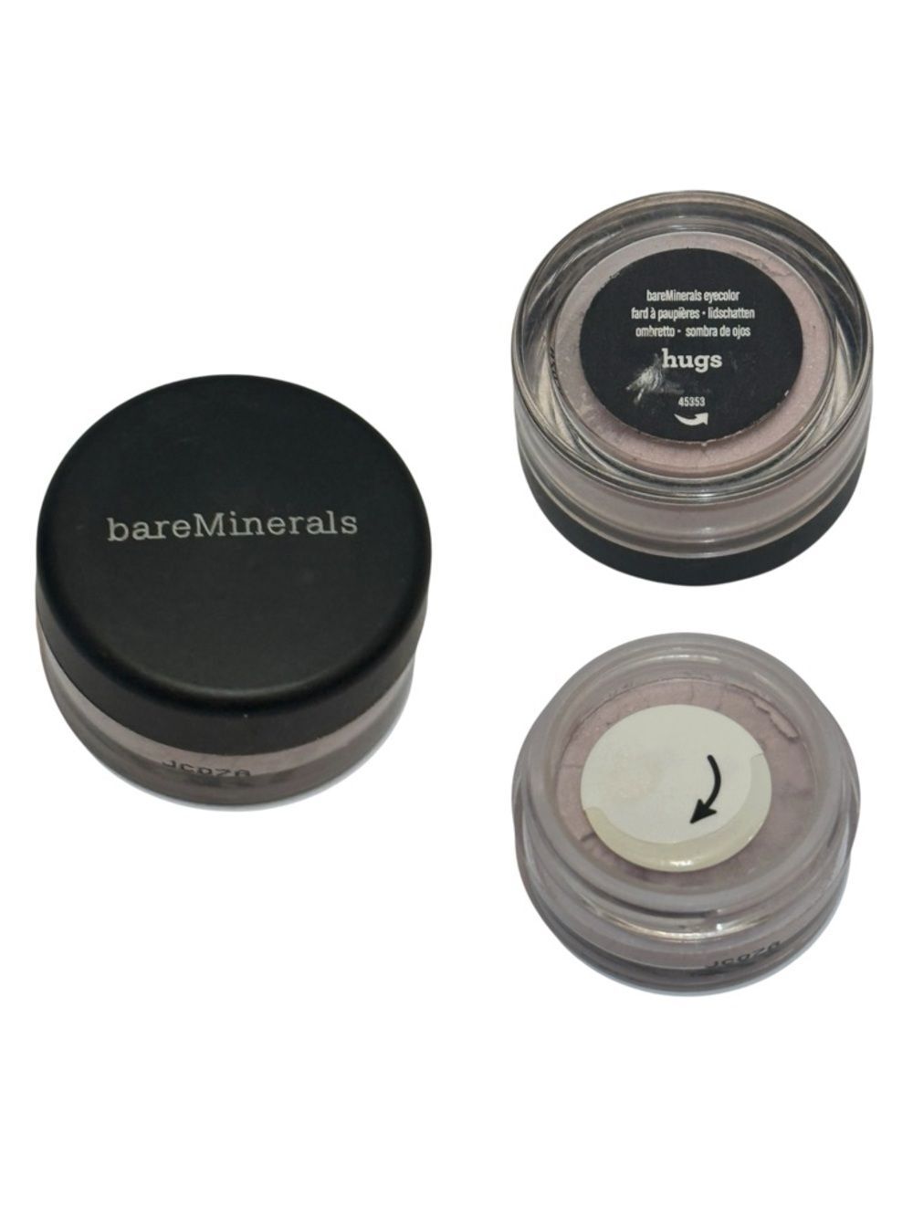 BareMinerals Loose Mineral Eyeshadow Hugs Light Lilac Sealed Travel Mini